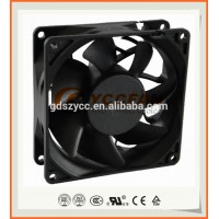 Shenzhen 12 V /24V/48V 8032 brushless axial blower 12v dc cooling fan